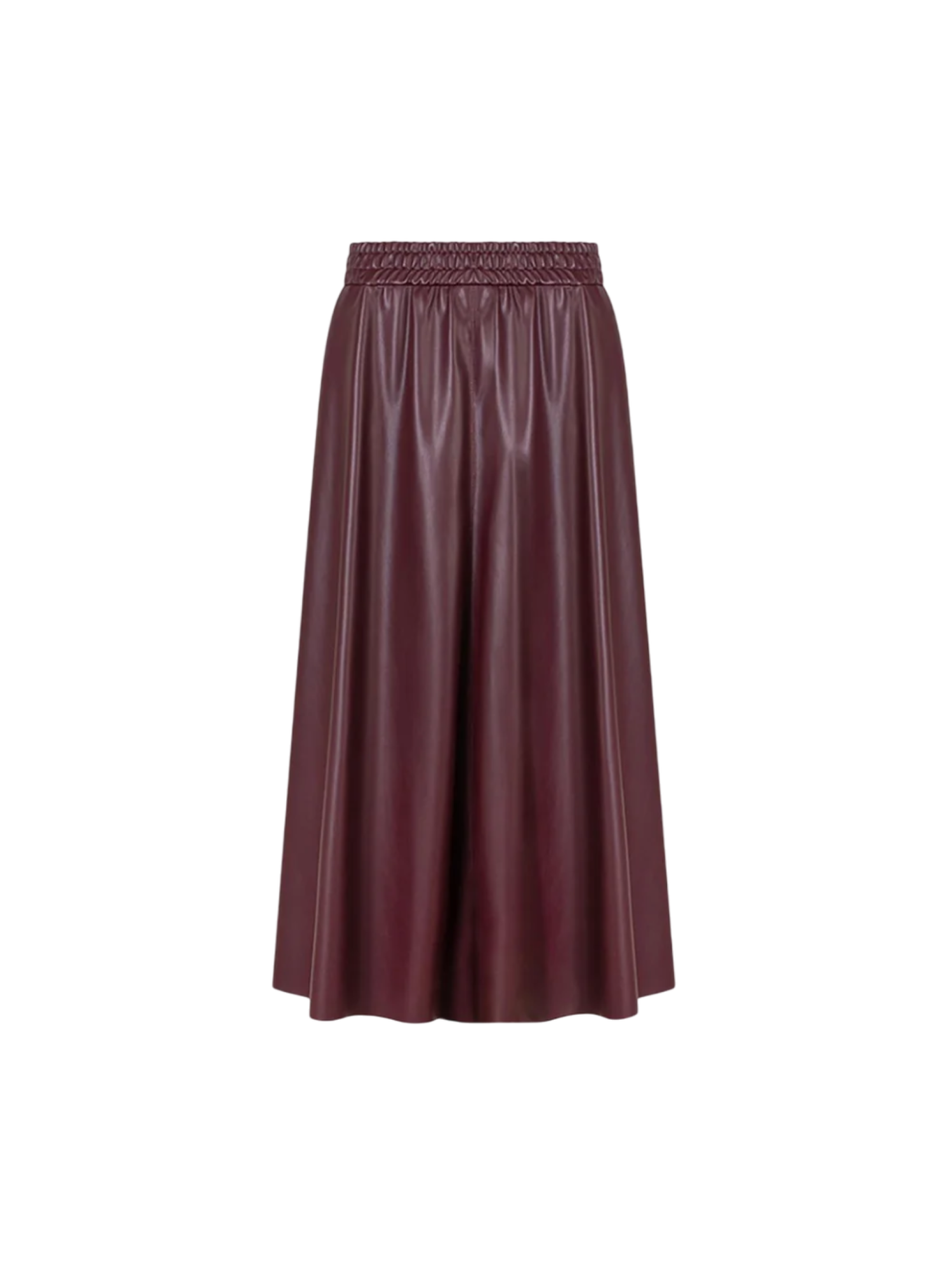Sandro Ferrone gonna midi donna in ecopelle borgogna S15YBFSISSI AMARONE Sandro FERRONE 