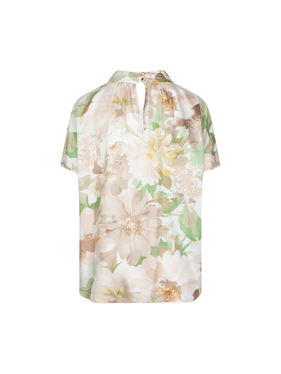 Lola by Sandro Ferrone blusa manica corta in fantasia beige verde L24XBEFELINDA UNICA Lola BY S.FERRONE 