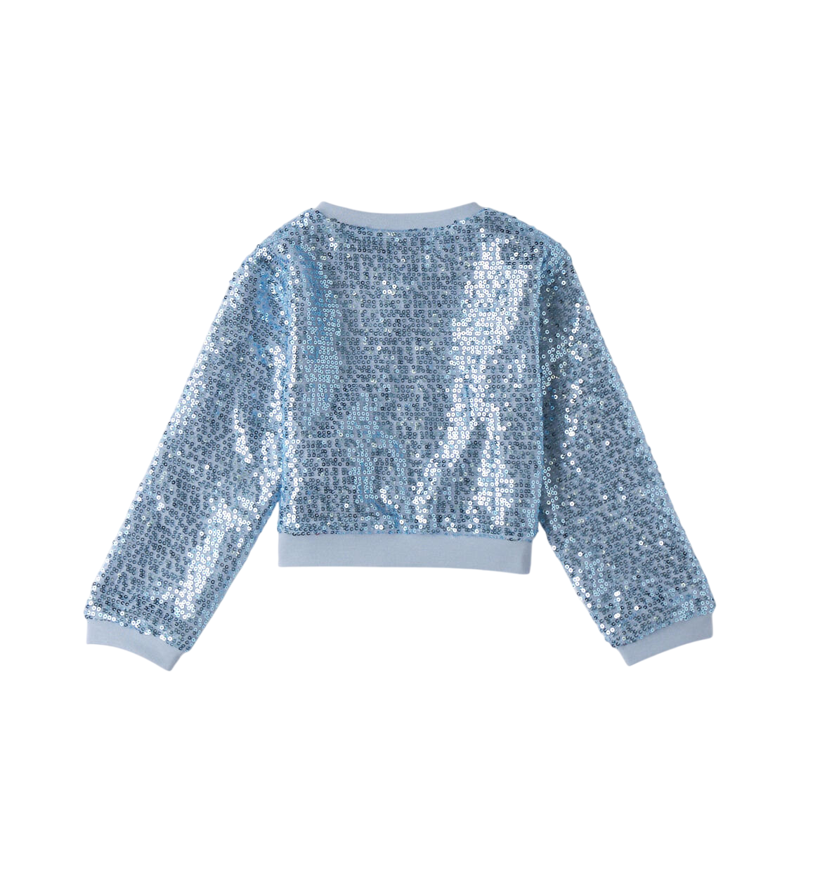 iDo giacca con paillettes all over celeste 4B395 3811 iDO 