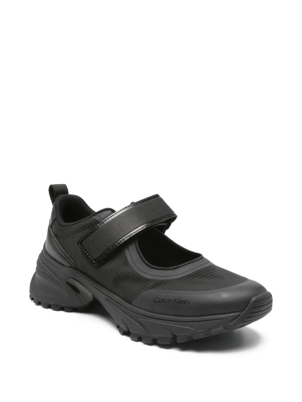Calvin Klein sneakers donna Hike runner slip on con velcro nero HW0HW03141 0GJ Calvin Klein Footwear 