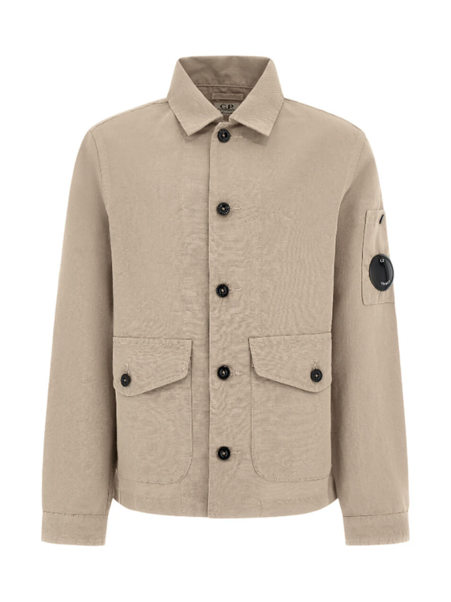 C.P. Company giacca bambino in misto lino beige CUA006-LZC01 20129 C.P. COMPANY U16 