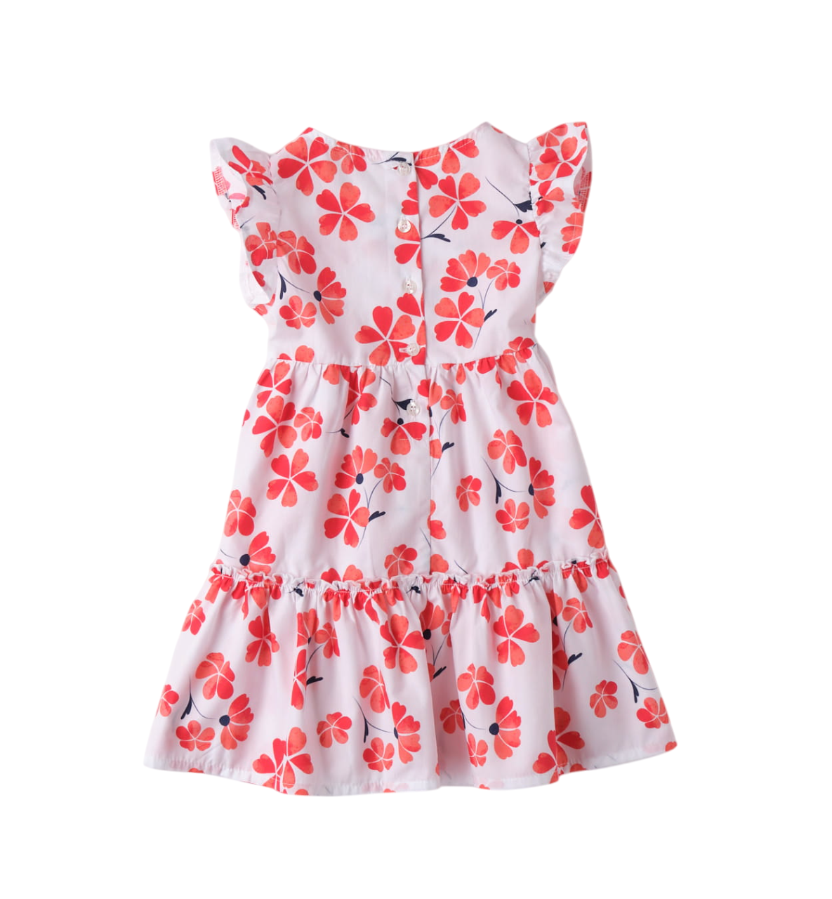 iDo abito manica corta in fantasia floreale bianco rosso 4B494 6BLF iDO 