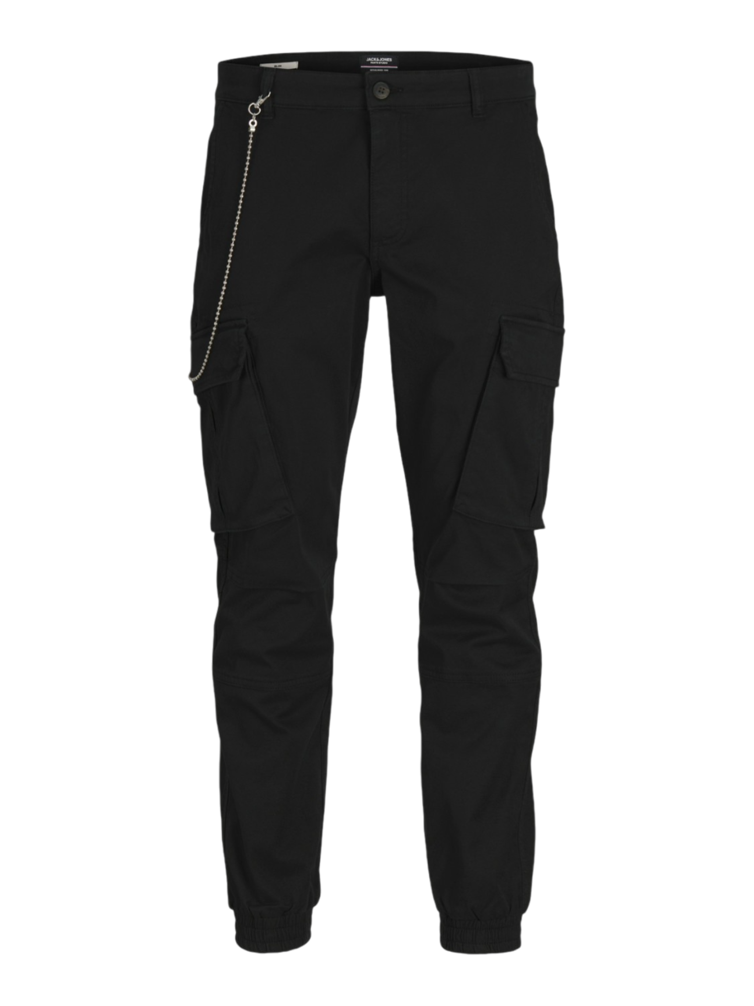 Jack&Jones pantalone cargo marco arthur nero 12267244 TAP SHOE JACK&JONES 