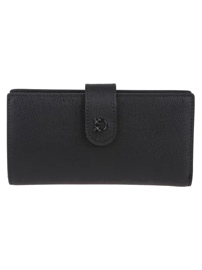 Pinko portafogli in pelle saffiano Continental nero 104354-A29P Z99B PINKO 