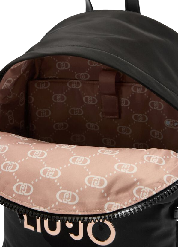 Liu Jo zaino in nylon con logo nero TF5084T4974 22222 LIU JO 