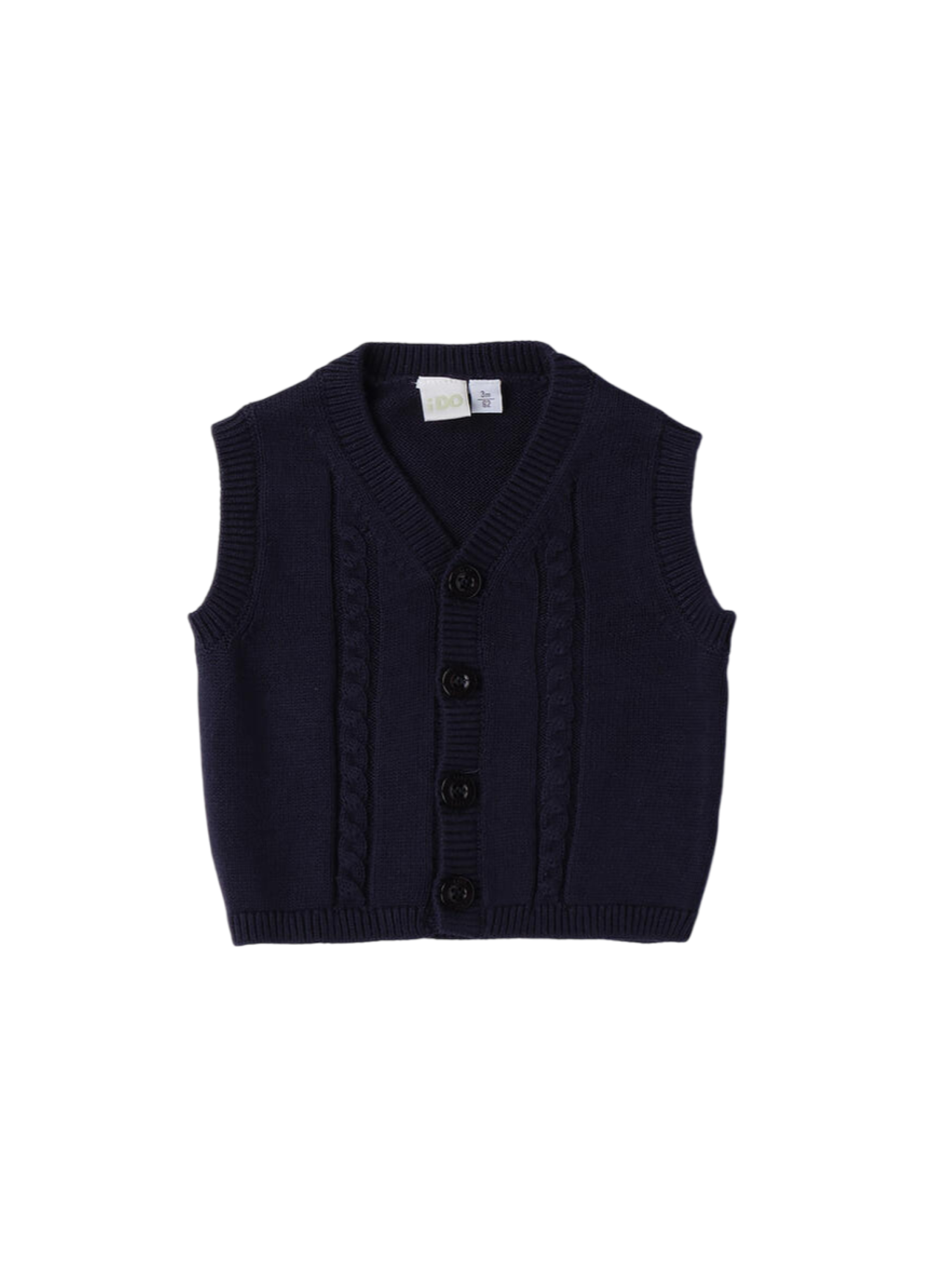 iDo gilet neonato in maglia blu 4F056 3885 iDO 