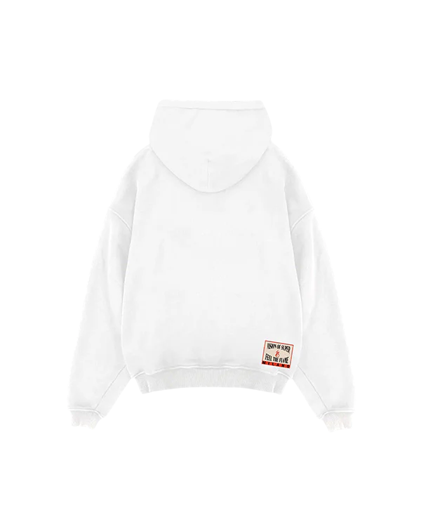 Vision of Super felpa con cappuccio uomo bianco VS004HO-02 OFFWHITE VISION OF SUPER 
