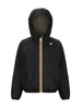 K-Way giubbino antivento leggero Jake reversibile nero verde