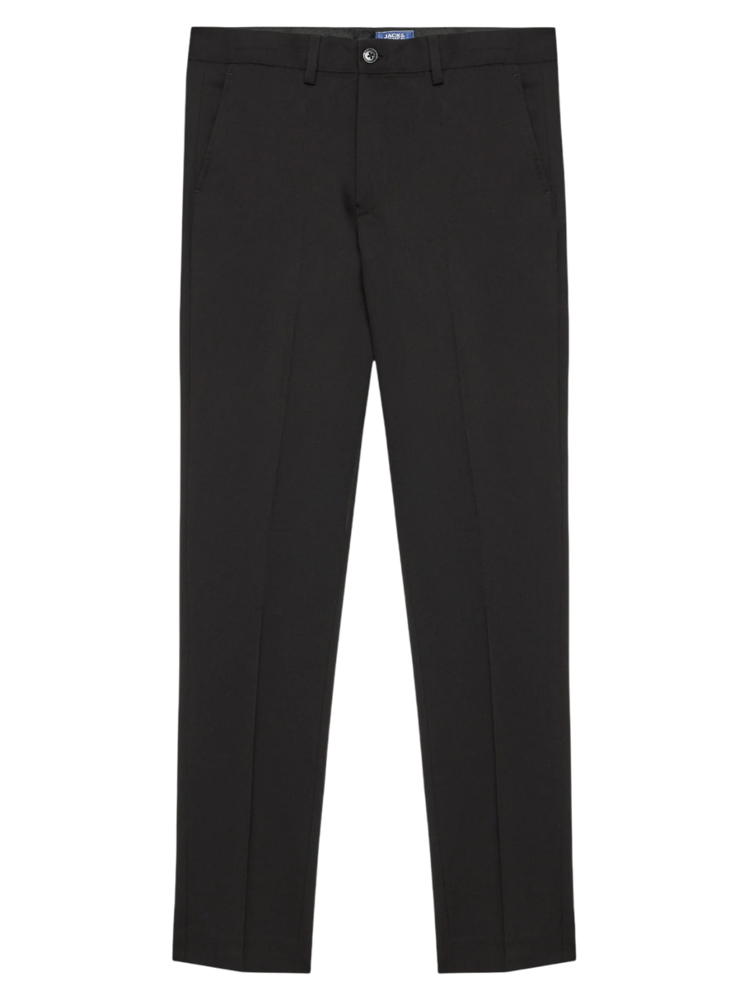 Jack&Jones pantaloni eleganti Solar slim fit nero 12203547 BLACK JACK&JONES JUNIOR 