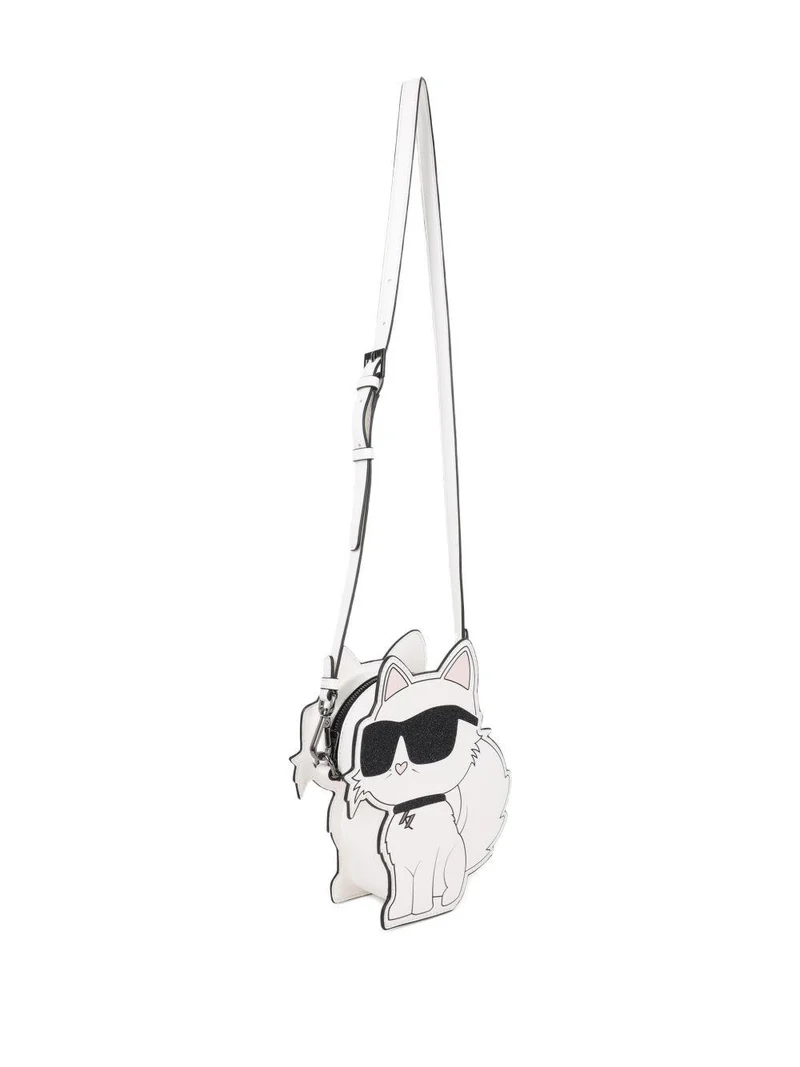 Karl Lagerfeld borsa a tracolla bambina con Choupette bianco Z31210 BIANCO KARL LAGERFELD KIDS 
