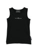 John Richmond canotta crop bambina con logo nero