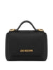 Love Moschino borsa a mano con tracolla gioiello nero