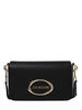 Love Moschino borsa a tracolla con placca logo nero