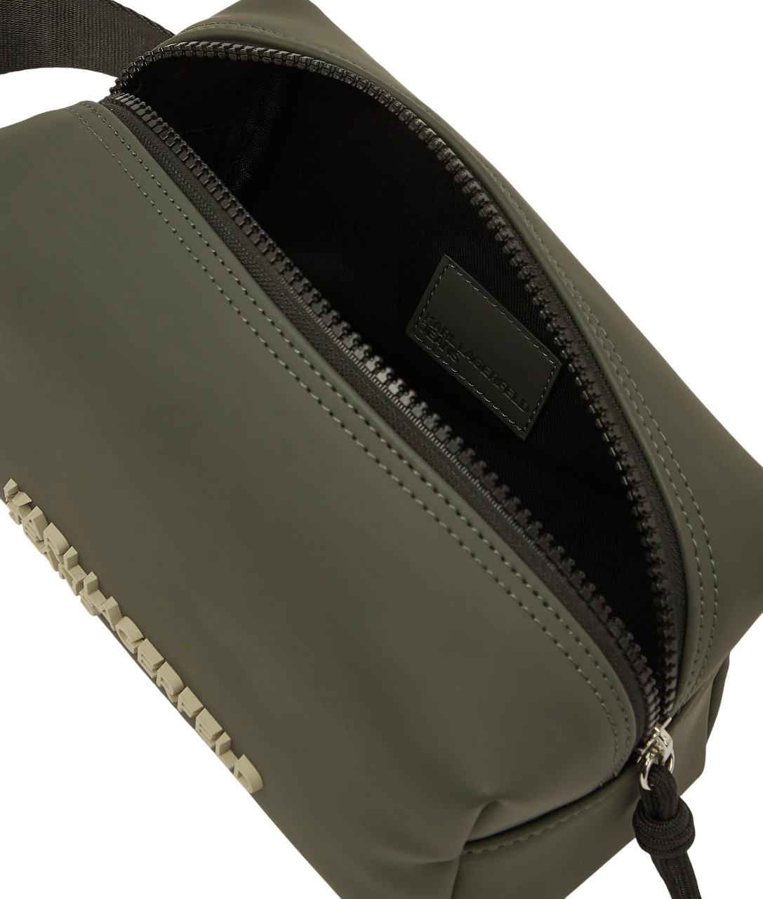 Karl Lagerfeld Jeans pochette in ecopelle uomo verde A3M32075 1ZK KARL LAGERFELD 