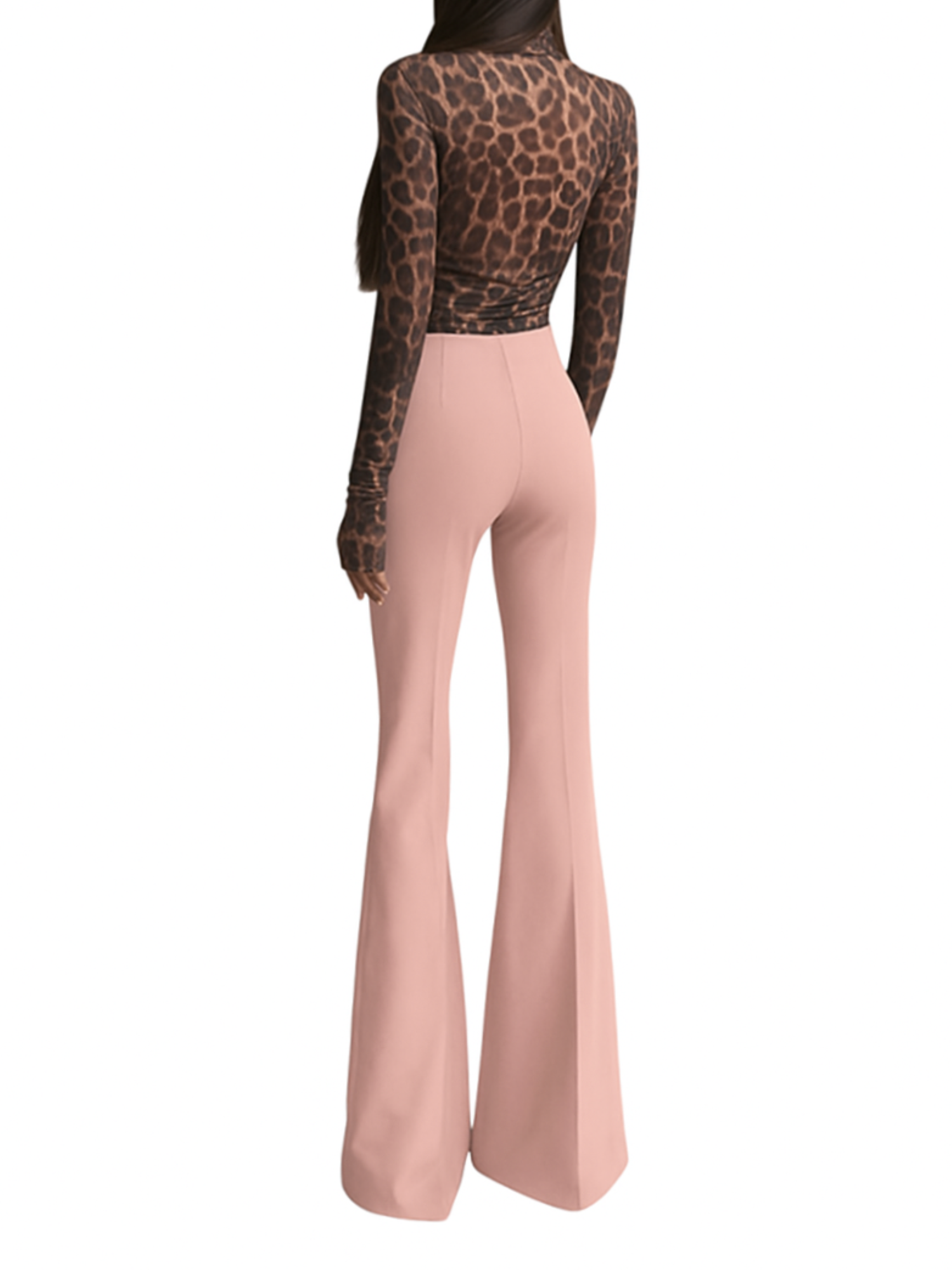 Aniye By pantaloni a zampa Sienna rosa 181292 02185 ANIYE BY 