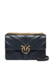 Pinko borsa Love One Classic tripla catena grigio asfalto