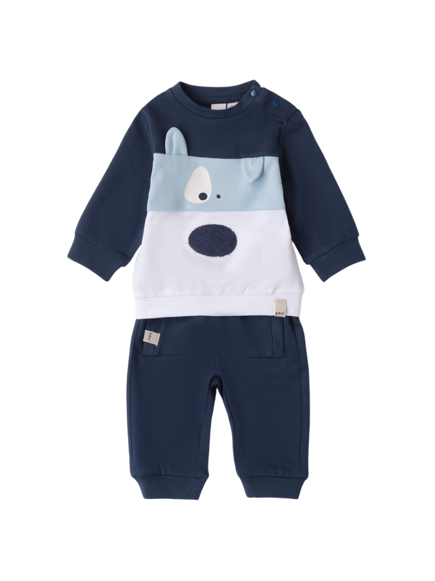 iDo tuta neonato felpa e pantaloni blu 4B008 3656 iDO 