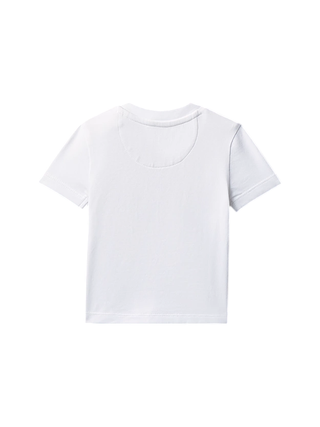 Calvin Klein Jeans T-shirt unisex neonato manica corta bianco LVCKSJA47B YAF Calvin Klein Jeans 
