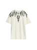 County of Milan T-shirt bambino con stampa iconica panna