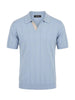 Yes Zee polo uomo in maglia di cotone celeste