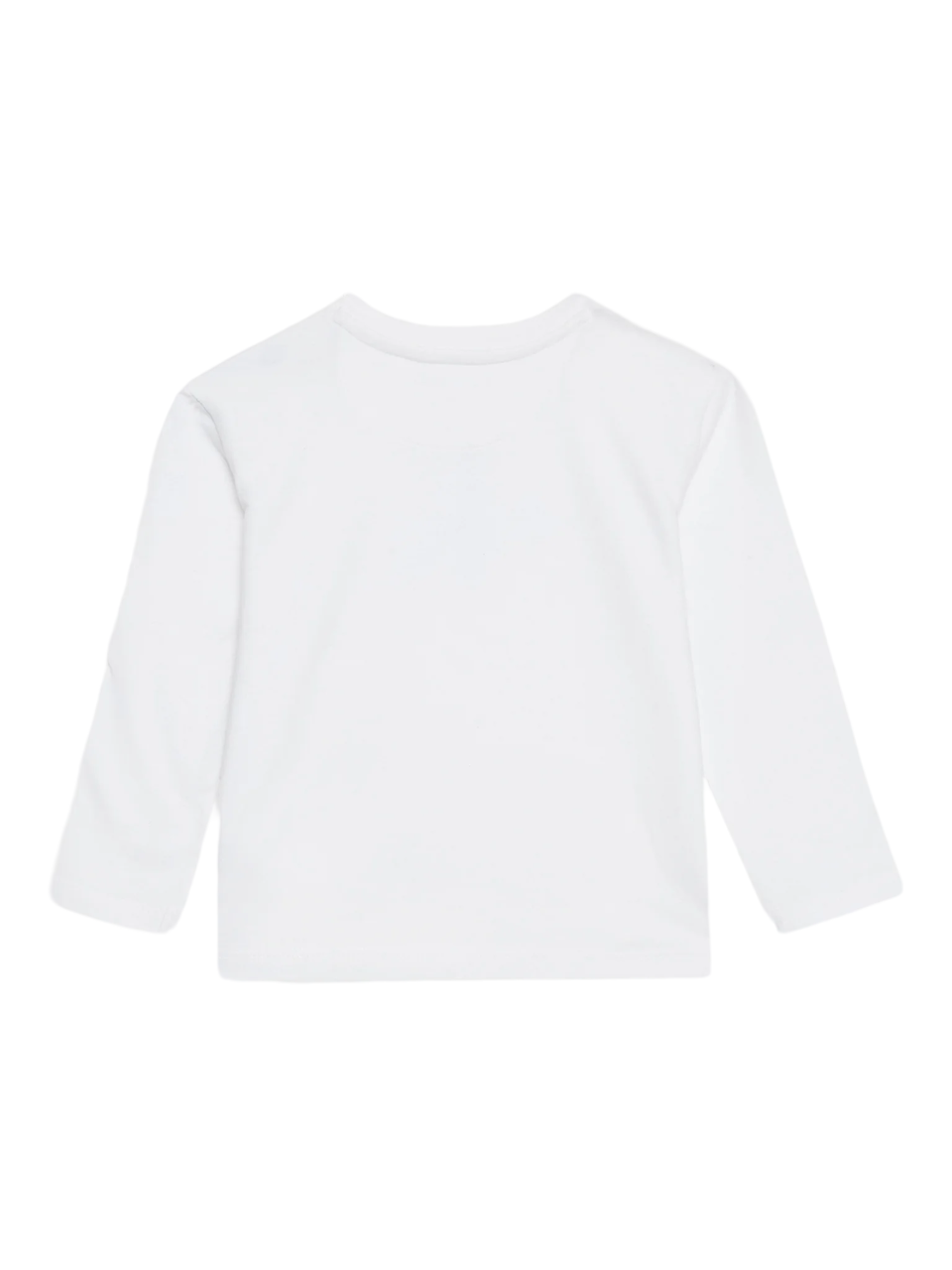 Calvin Klein Jeans T-shirt manica lunga con logo bianco