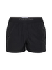 Calvin Klein boxer mare in nylon con logo jacquard nero