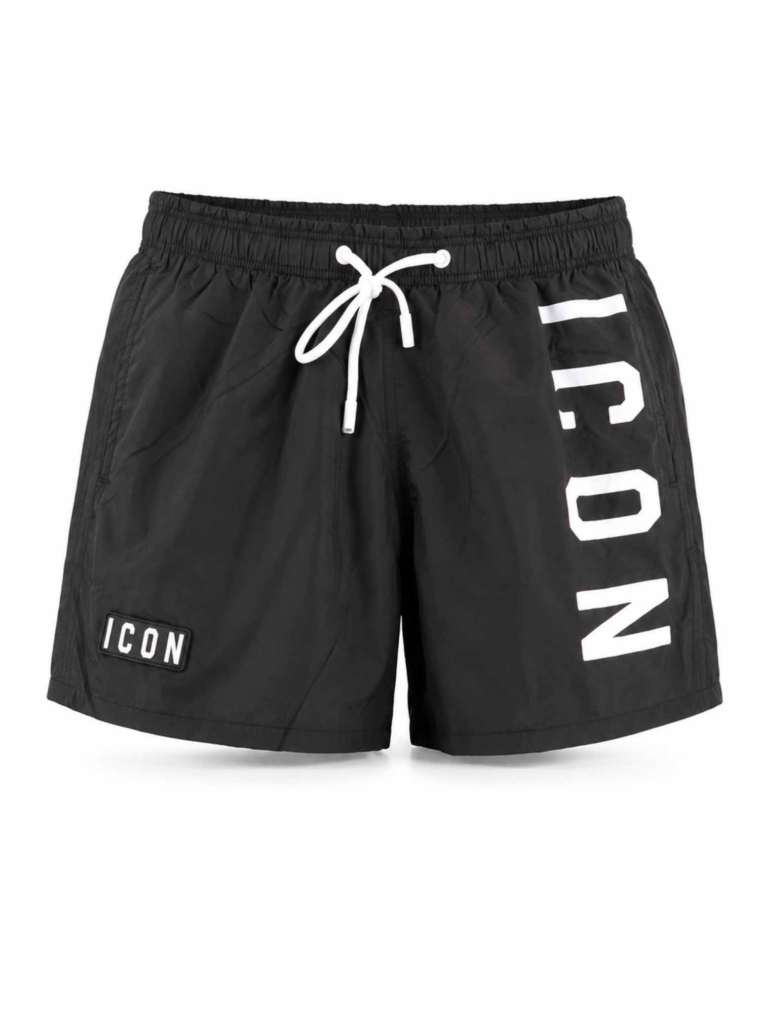 Icon boxer mare bambino con logo nero bianco IBCS001175 9000 ICON 