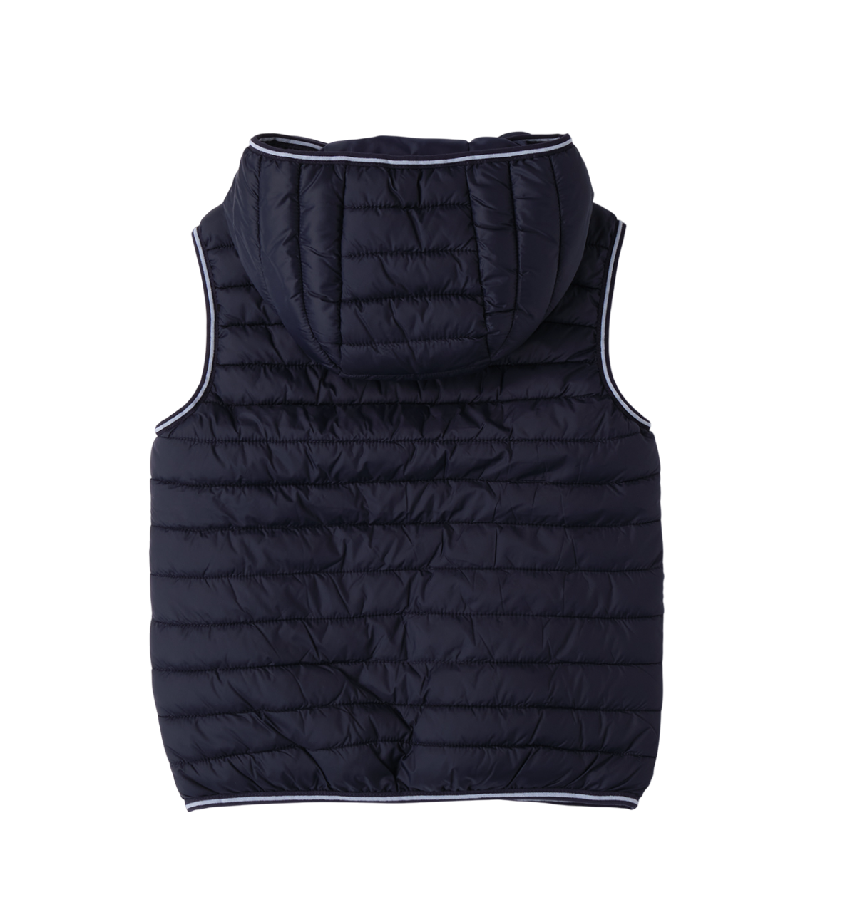 iDo gilet imbottito trapuntato con cappuccio blu 4B829 3854 iDO 