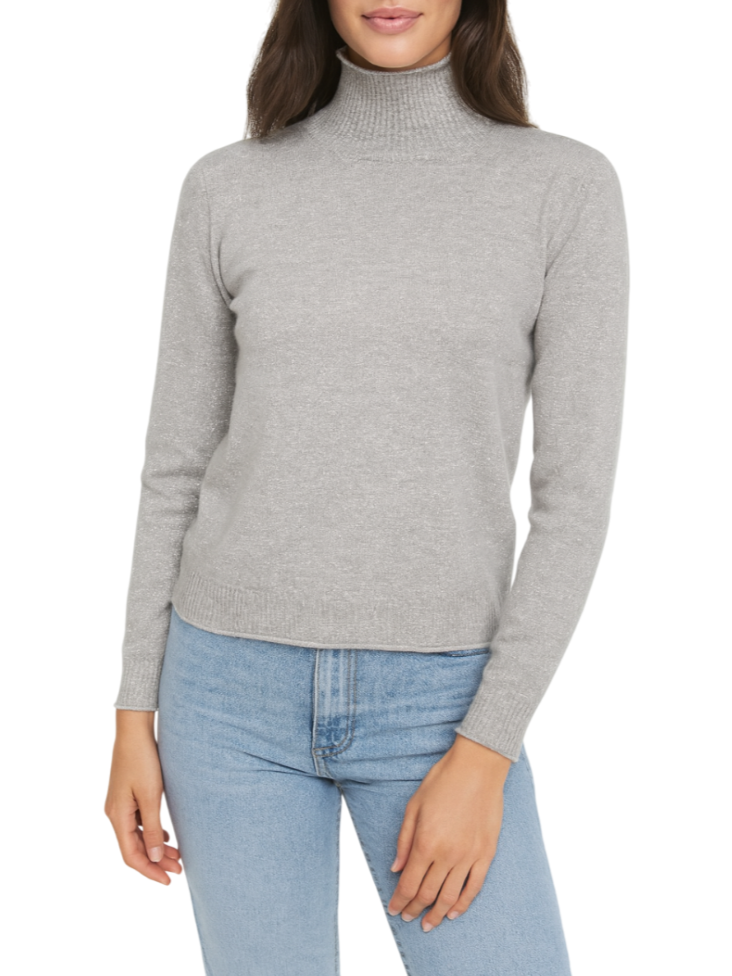 Sandro Ferrone maglia dolcevita in misto lana lurex grigio S69YBFQUIETE GRIGIO Sandro FERRONE 