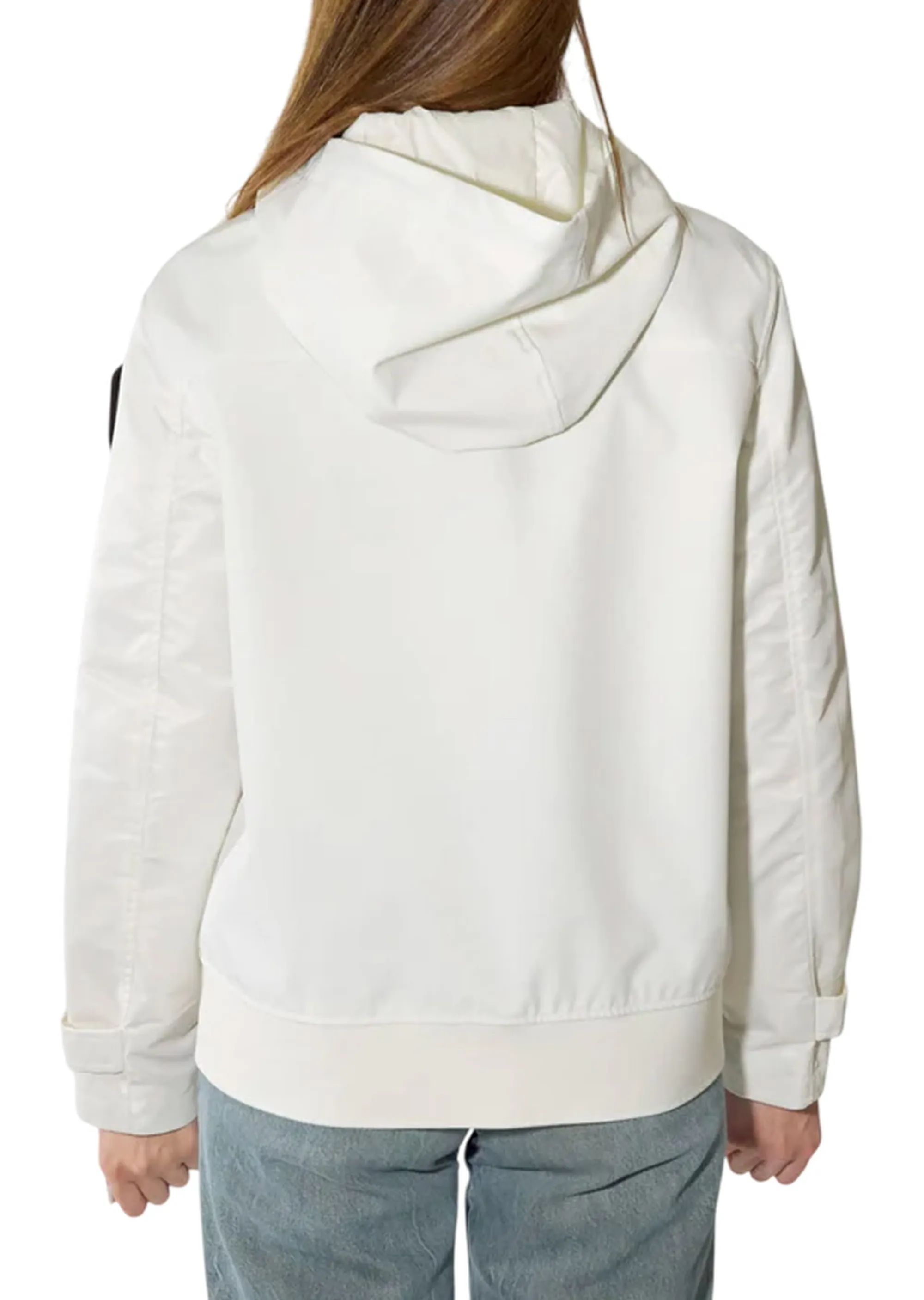Blauer giubbino Marcella in nylon con cappuccio bianco 25SBLDC01222-007108 102 BLAUER 
