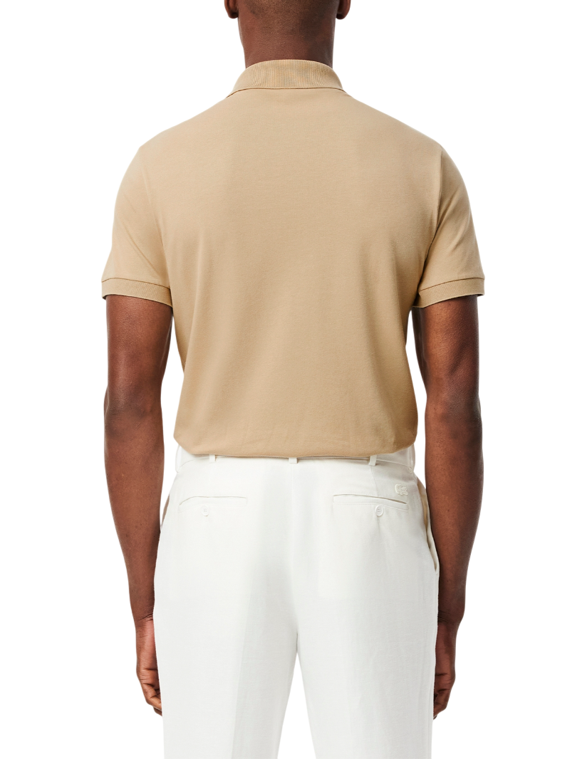 Lacoste polo manica corta 12.12 light in piquè beige