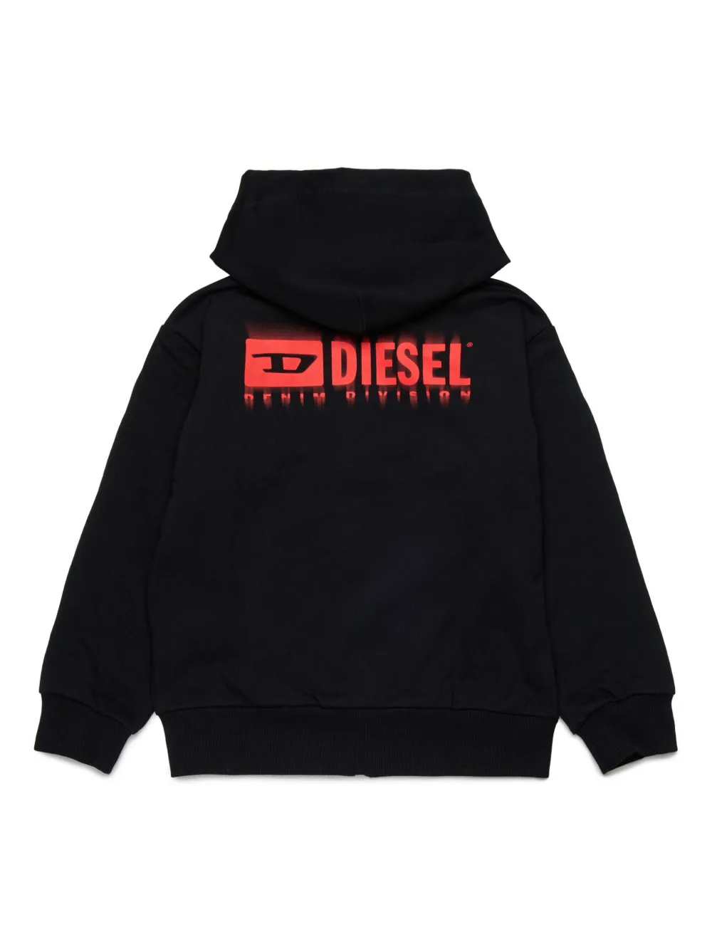 Diesel felpa con zip Svougzip con cappuccio nero J02039-KYAVF K9002 DIESEL 