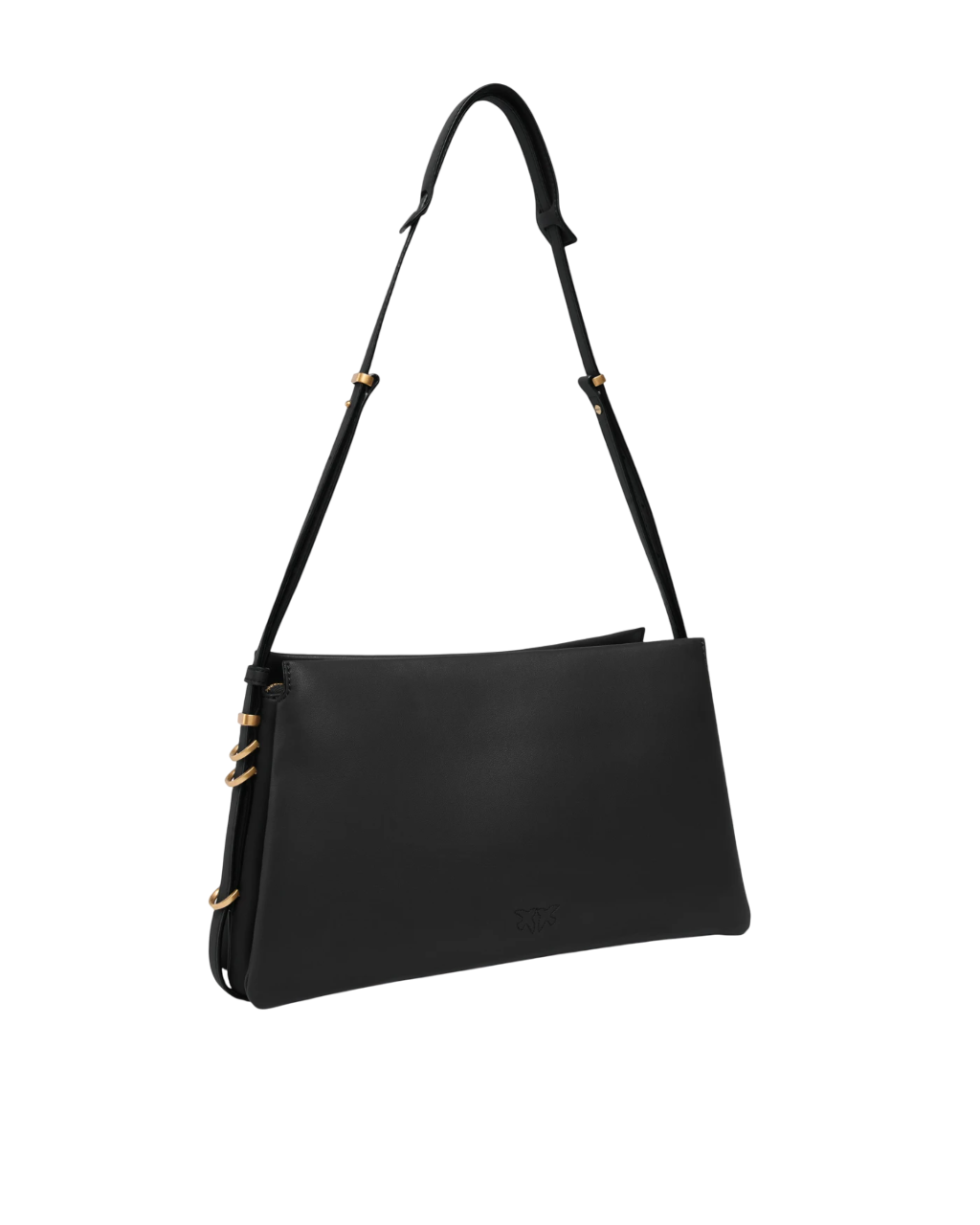 Pinko borsa a tracolla Triplet in pelle nero oro 105161-A0QO Z99Q PINKO 