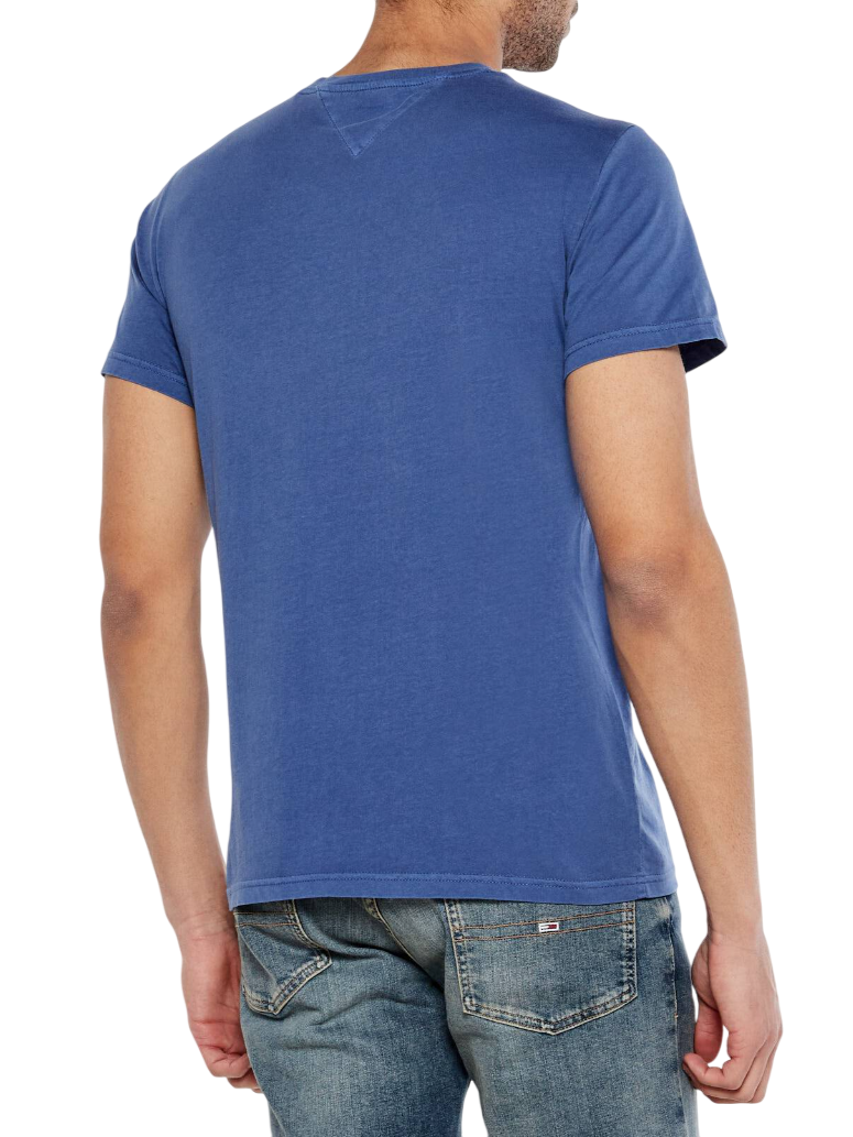 Tommy Hilfiger T-shirt manica corta con taschino blu DM0DM20332 C6E Tommy Jeans 
