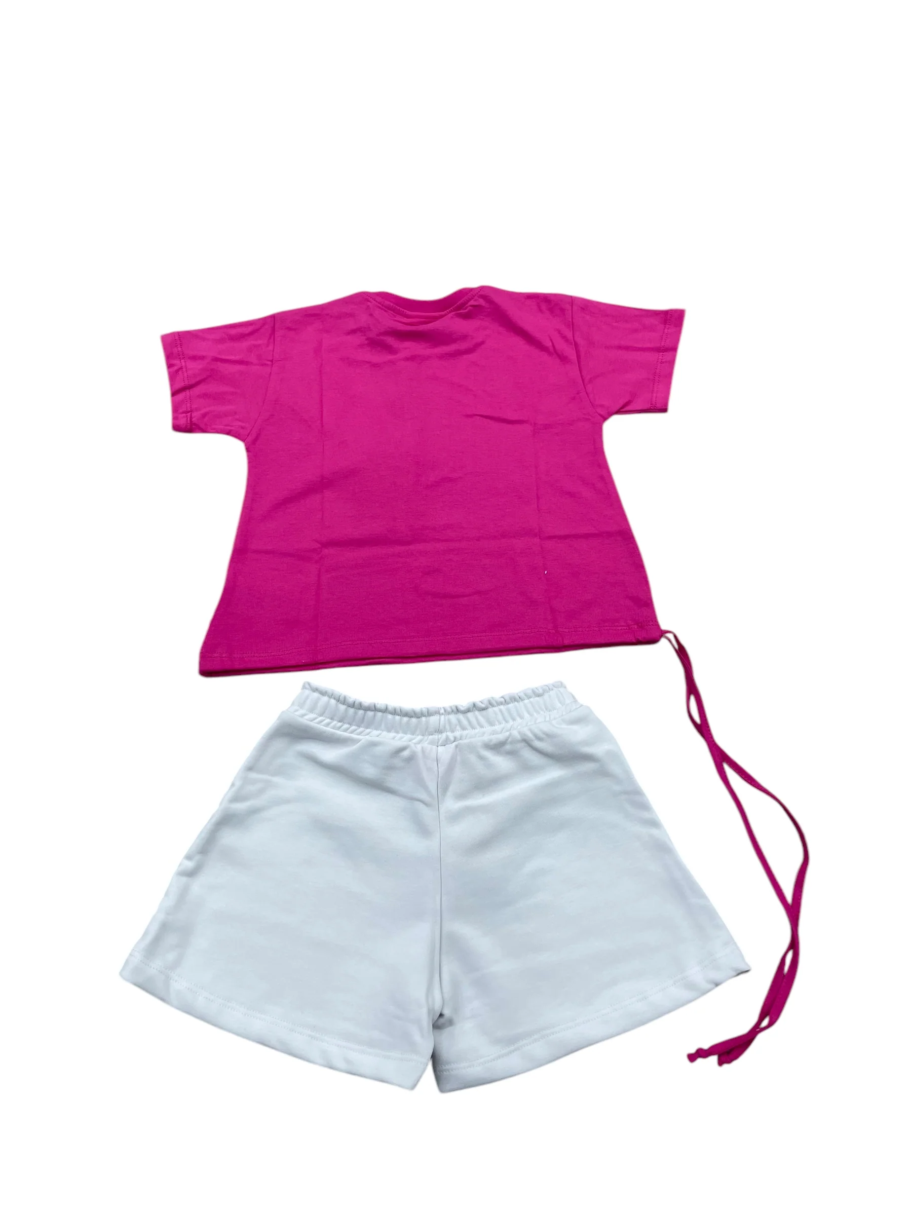 Icon completo T-shirt e shorts fucsia bianco INGFS00623 6001 ICON 