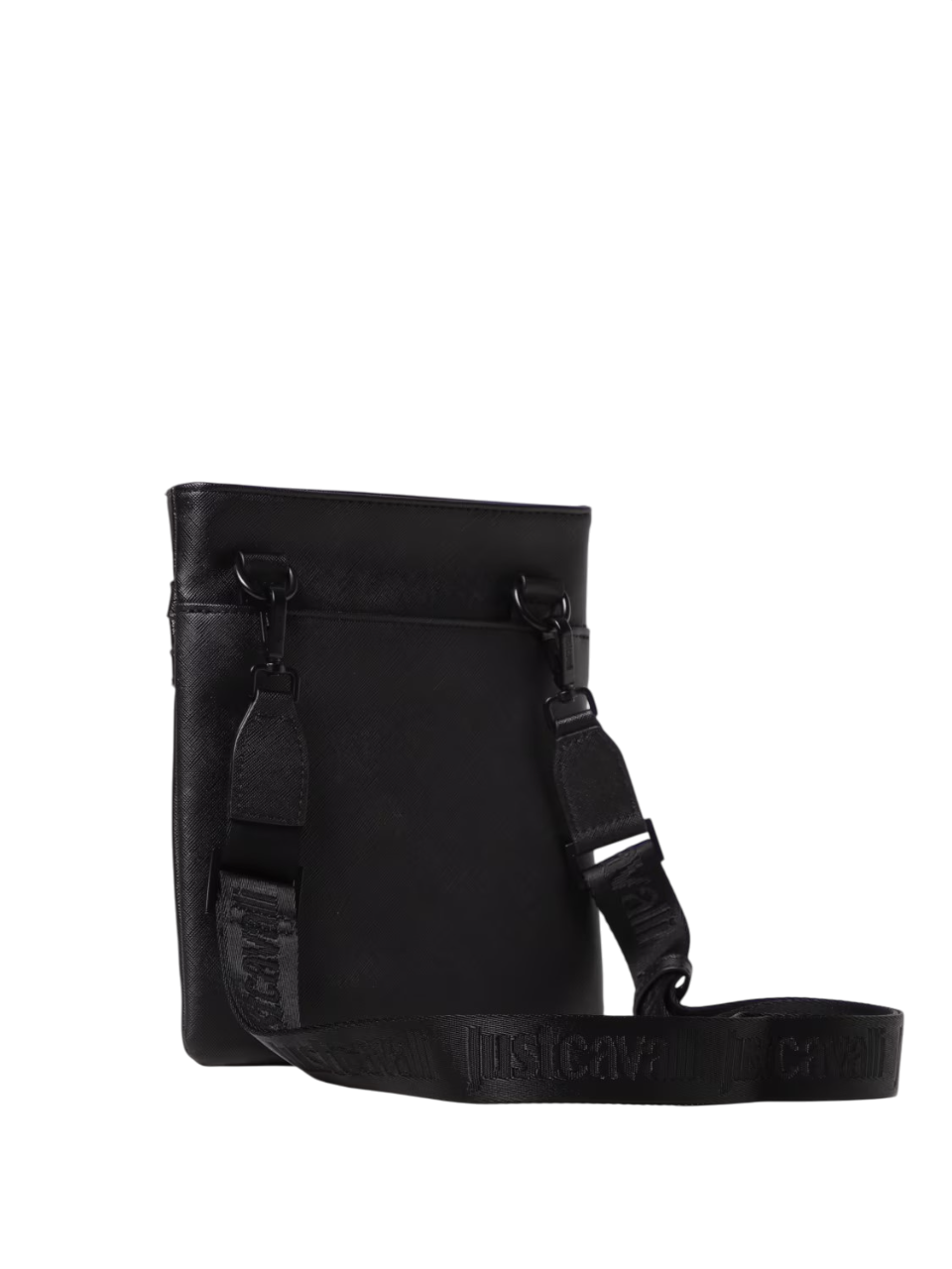 Just Cavalli borsa a tracolla in ecopelle saffiano nero 78QA4B33-ZSB85 899 JUST CAVALLI 