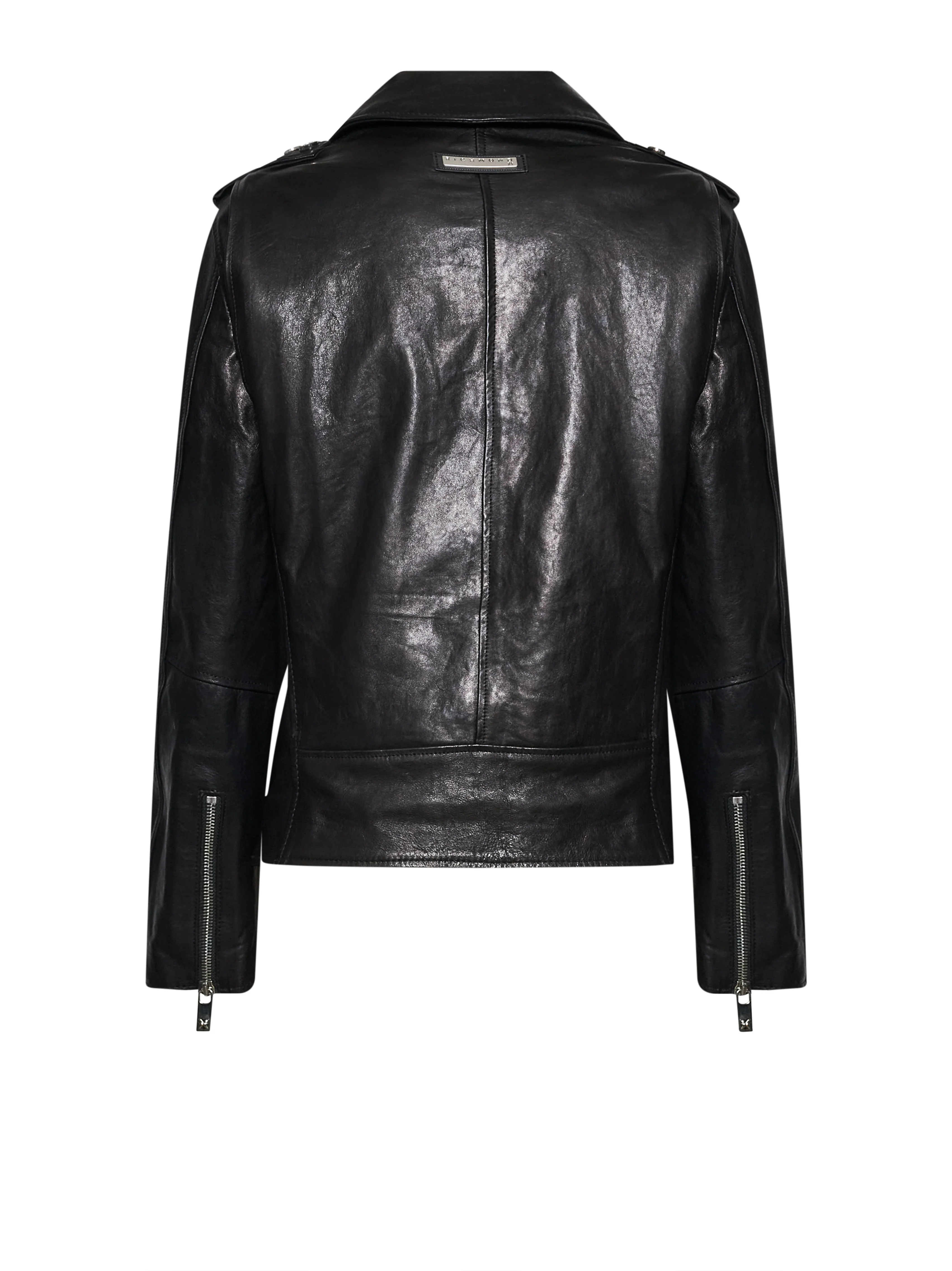 John Richmond giubbino uomo in pelle Dagon nero UMP26339GB BLACK John RICHMOND 