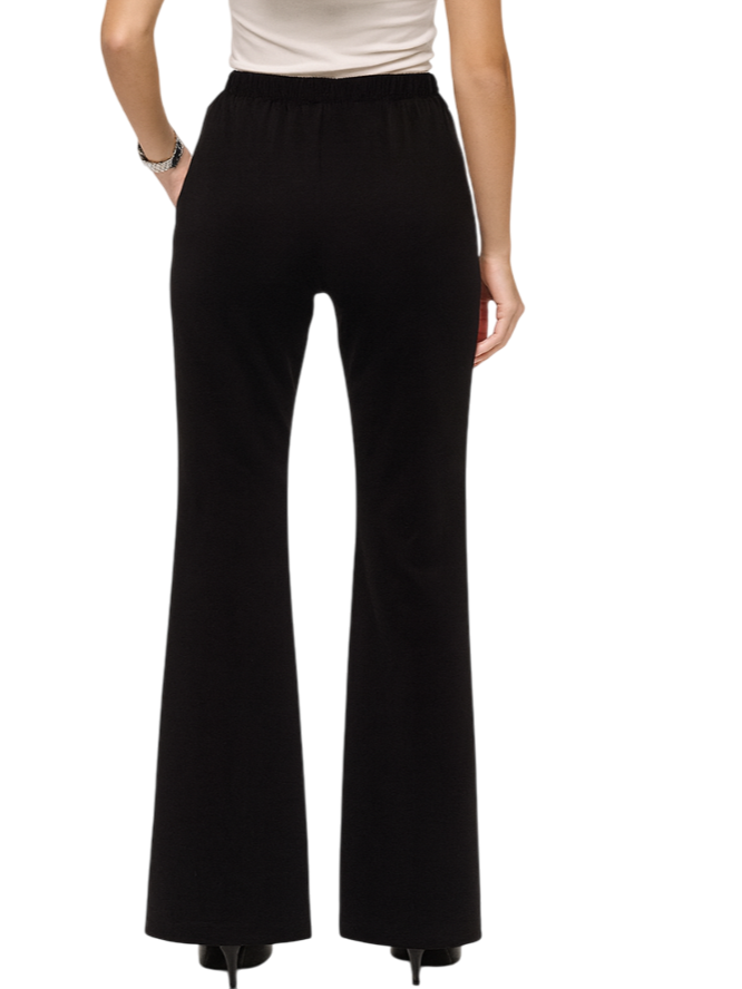 Sandro Ferrone pantaloni donna gamba larga nero S25YBFFISCHIO NERO Sandro FERRONE 