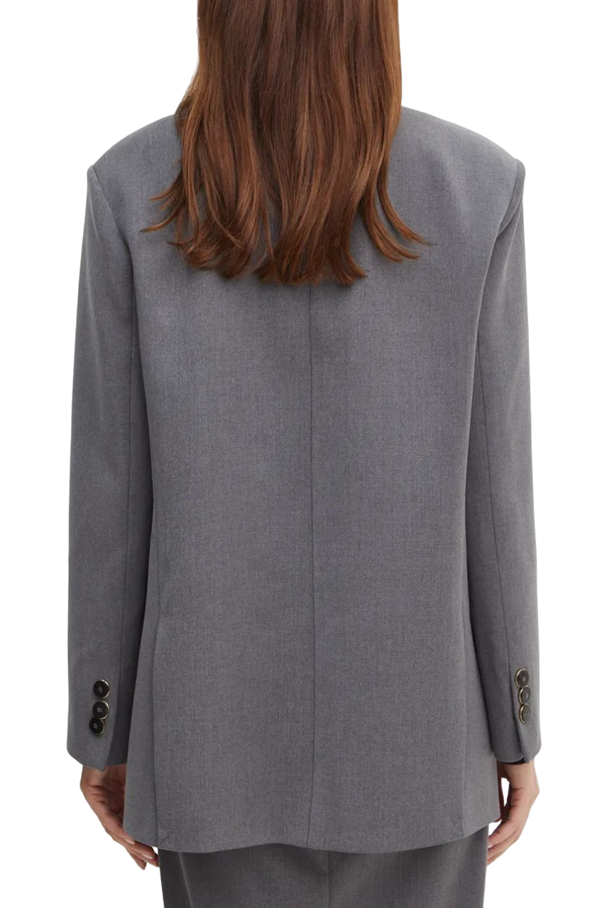 Simona Corsellini giacca monopetto over grigio A24CPGI015 0652 SIMONA CORSELLINI 