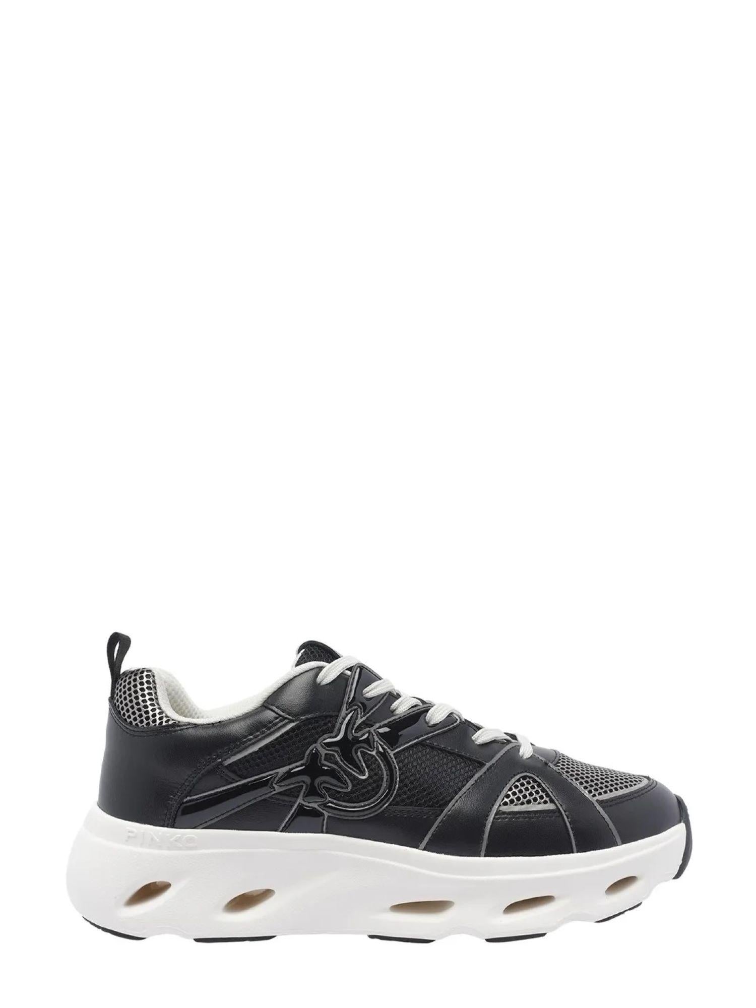 Pinko sneakers Spreading in mesh ed ecopelle nero SS0127E036 ZZ0 PINKO 