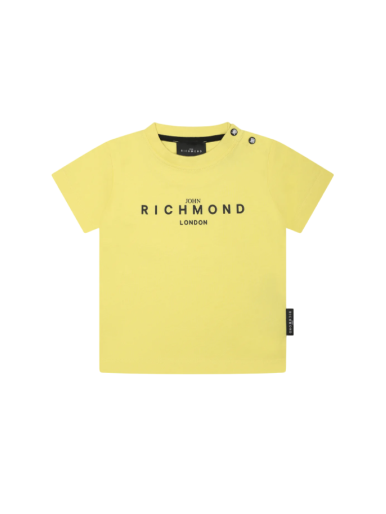 John Richmond T-shirt manica corta Galci con stampa logo giallo RIP25014TS YELLOW-BLK John RICHMOND 