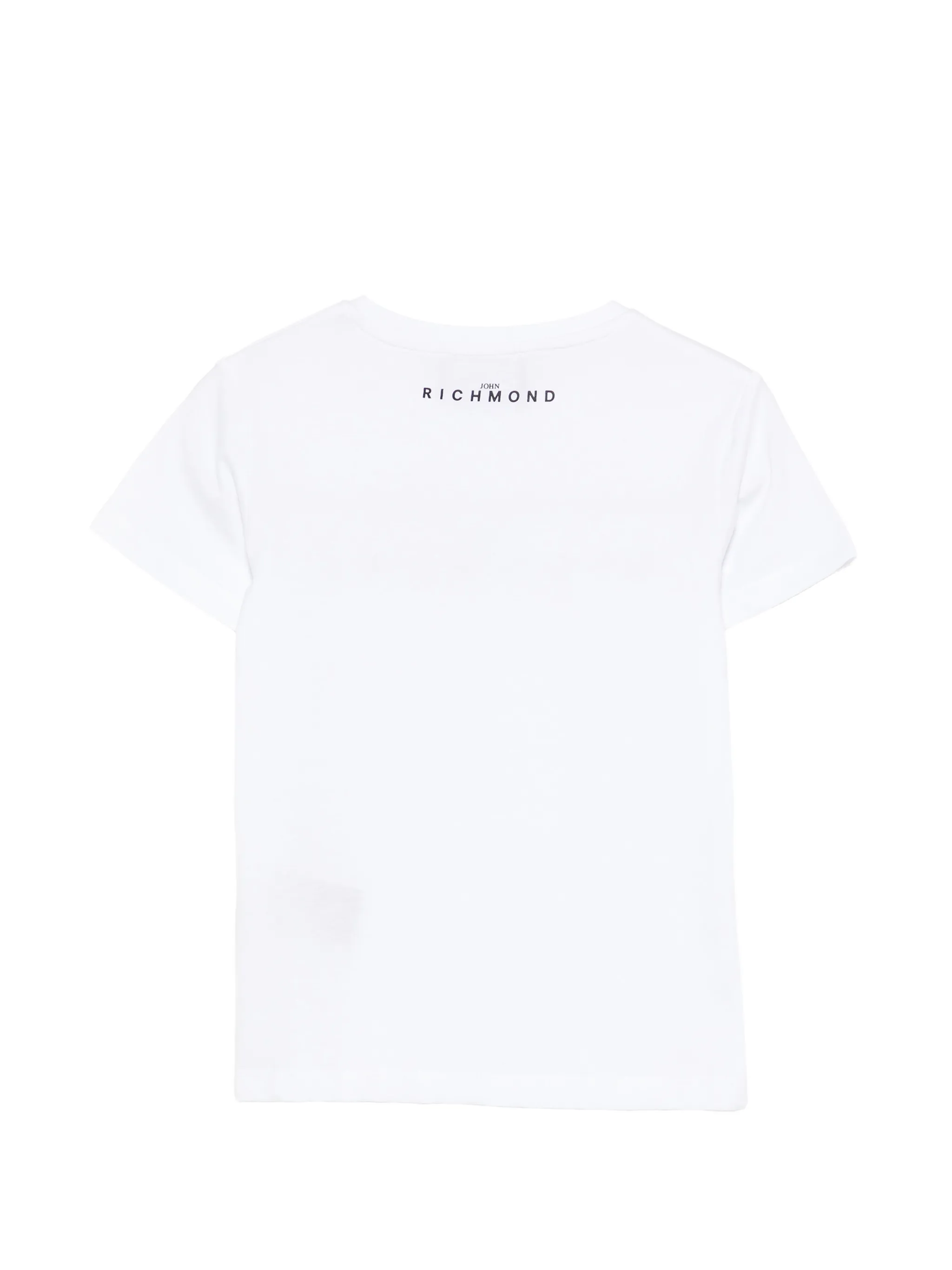 John Richmond T-shirt bambino manica corta con logo bianco RBP26008TS WHITE John RICHMOND 