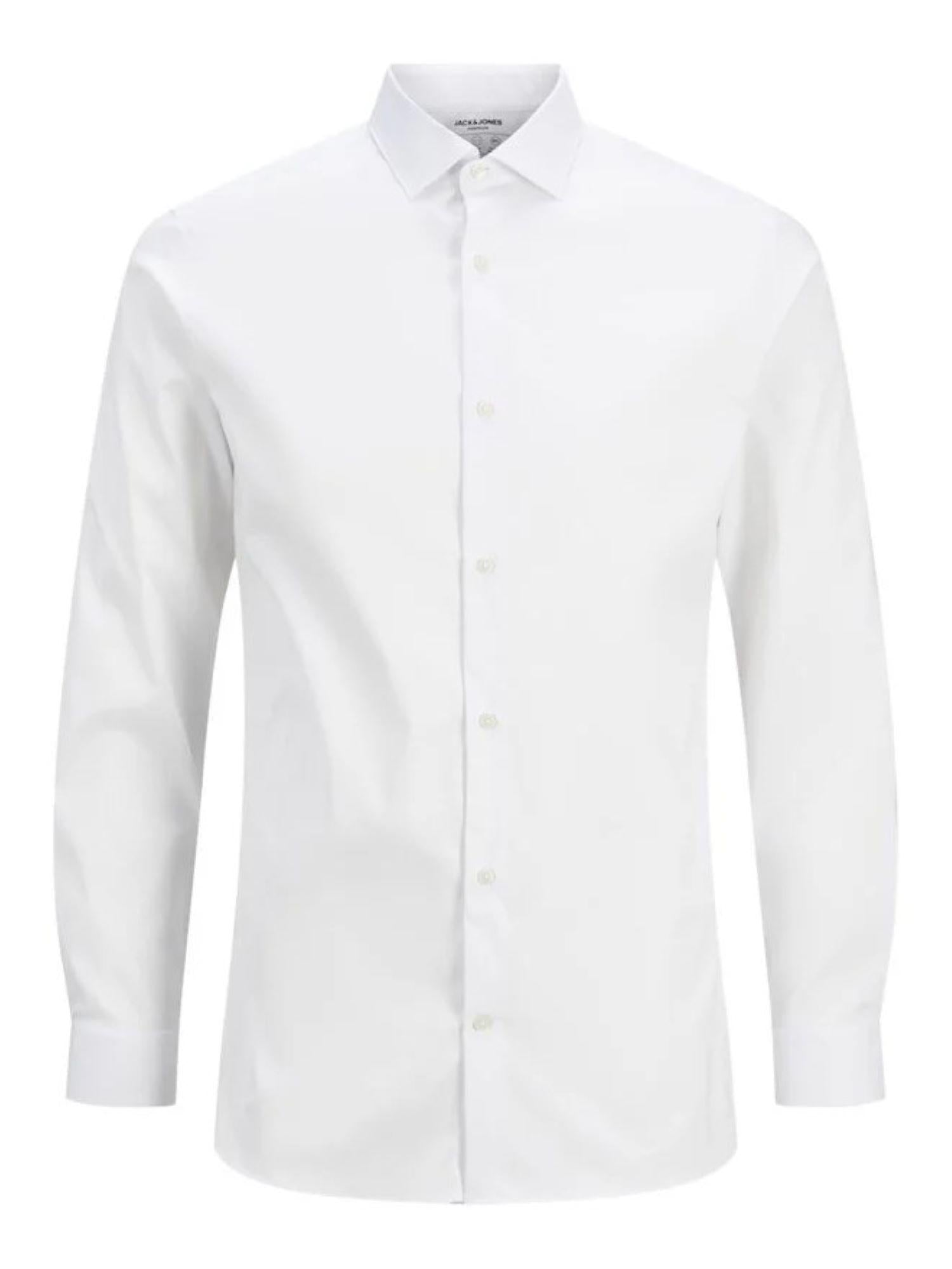 Premium by Jack&Jones camicia manica lunga Parker bianco 12260640 WHITE PREMIUM BY JACK&JONES 