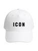 Icon cappello con visiera unisex bianco