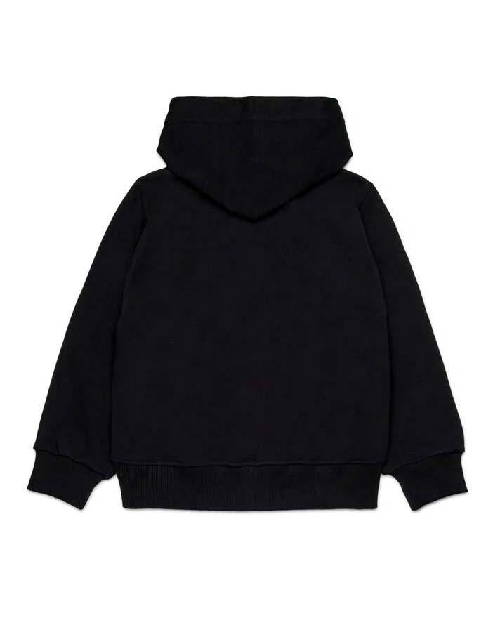 Diesel felpa con zip e cappuccio nero J02484-KYAZ3 K900 DIESEL 