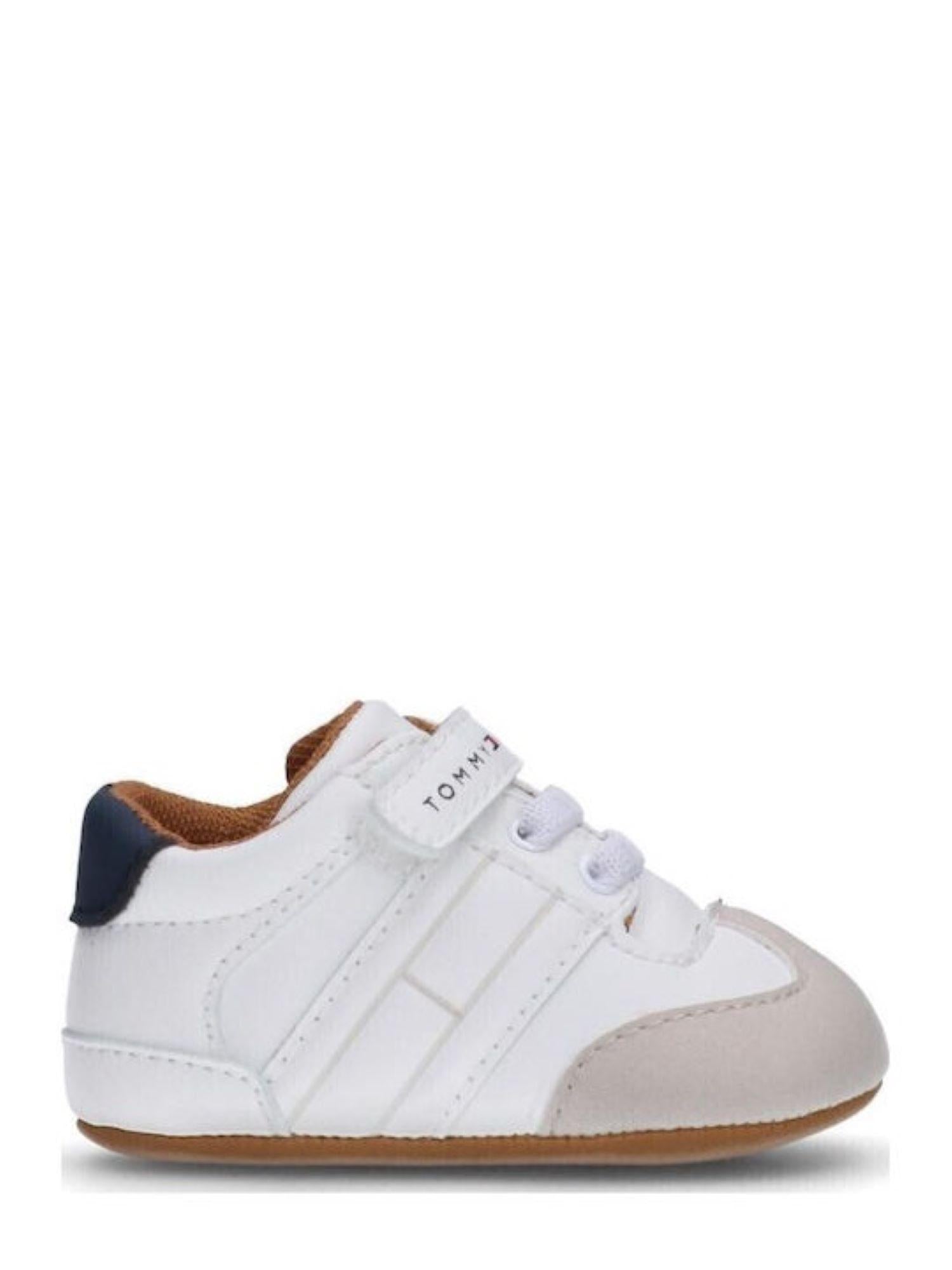 Tommy Hilfiger scarpette neonato con strappi bianco T0B9-34055-1269 B058 Tommy Hilfiger 