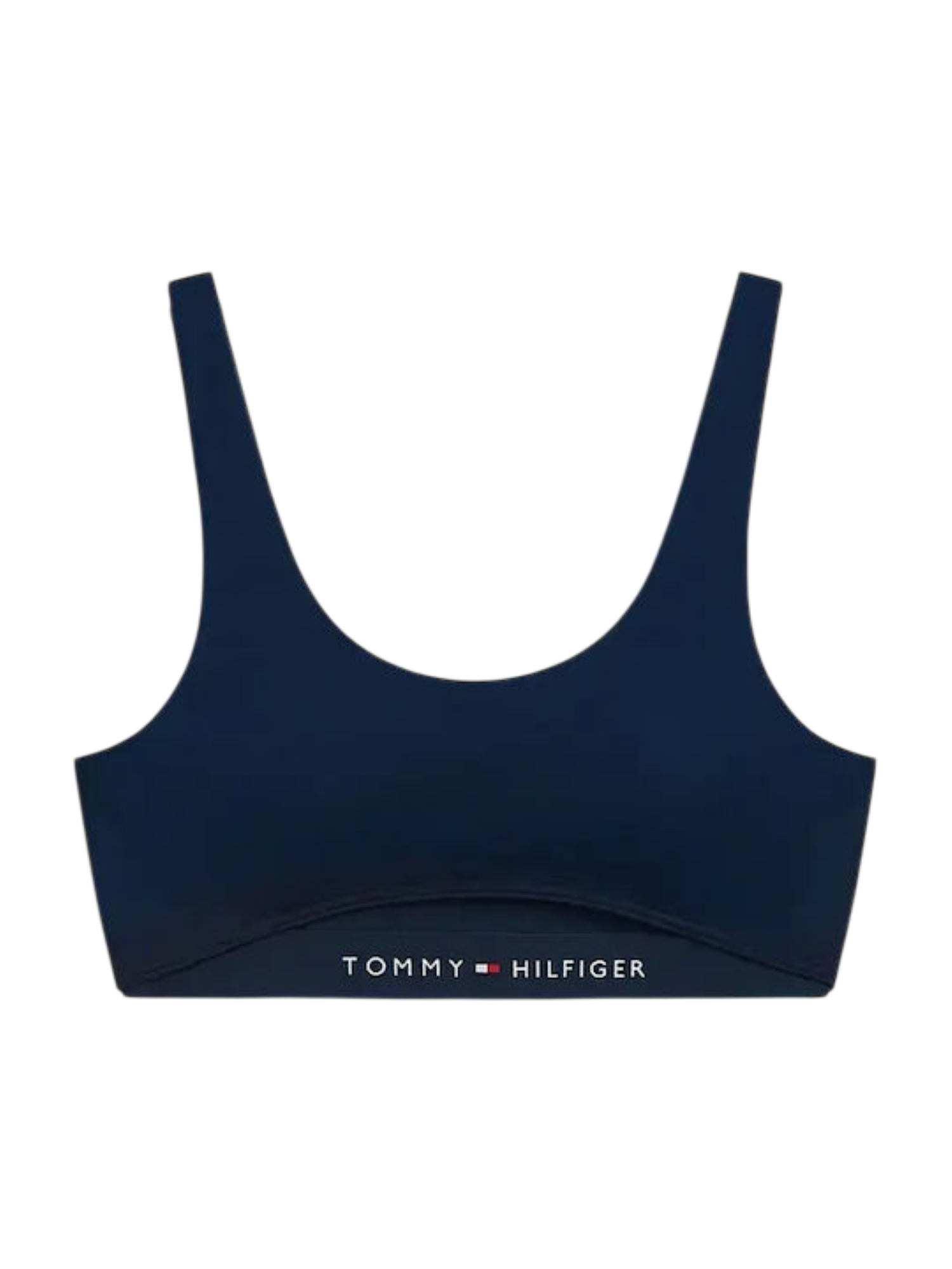 Tommy Hilfiger bikini top donna con cut out blu UW0UW06359 C1G Tommy Hilfiger beachwear 