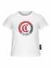 Just Cavalli T-shirt manica corta neonato con logo bianco