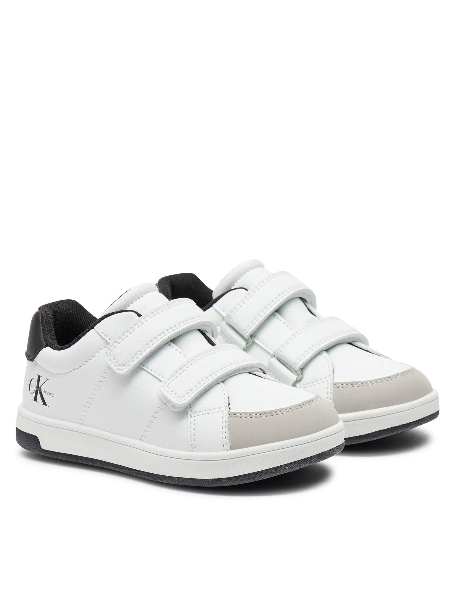 Calvin Klein Jeans sneakers in ecopelle con velcro bianco V1X9-81045-1355 X002 Calvin Klein Footwear 