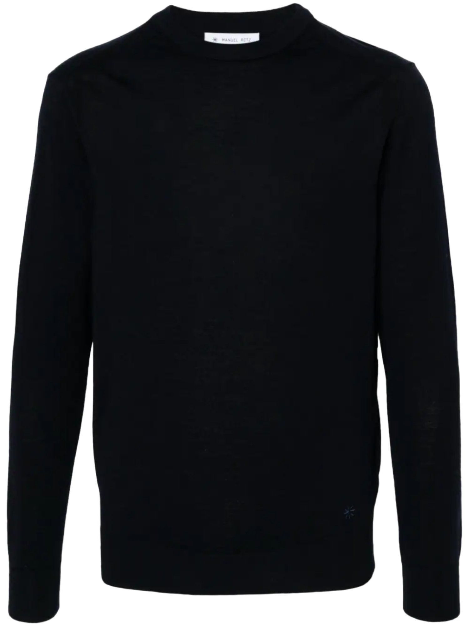 Manuel Ritz maglia girocollo in lana vergine nero 3732M505-243840 99 MANUEL RITZ 